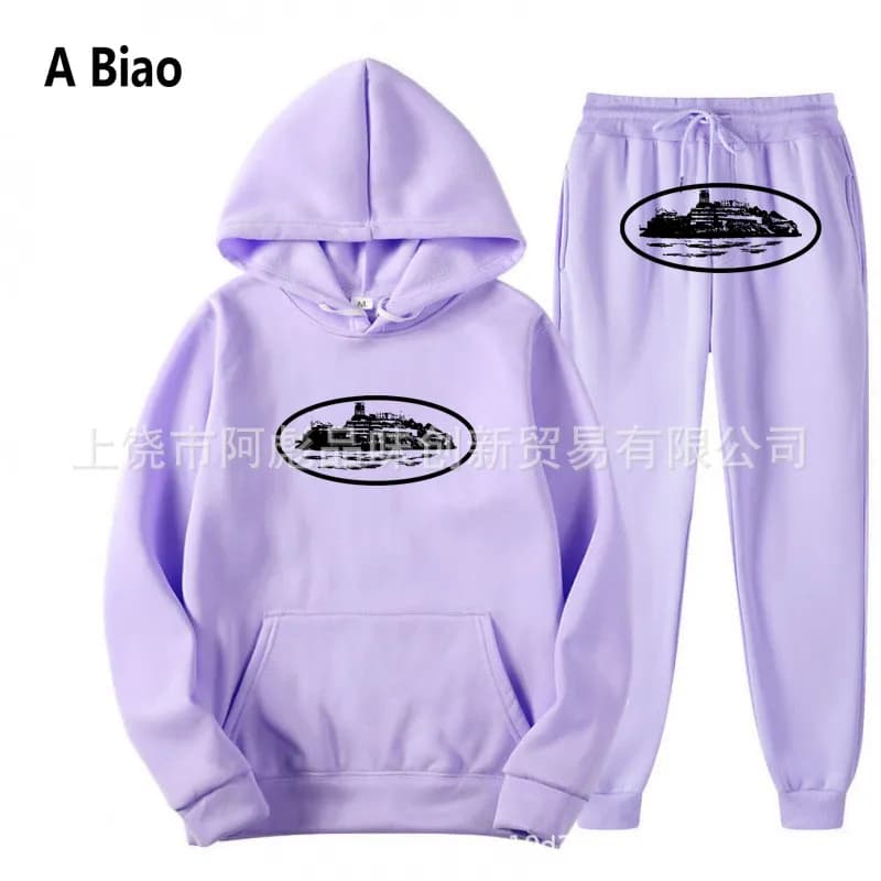 Gallery Dept. Hoodie and Joggers Set Cruise Ship Graphic — 43