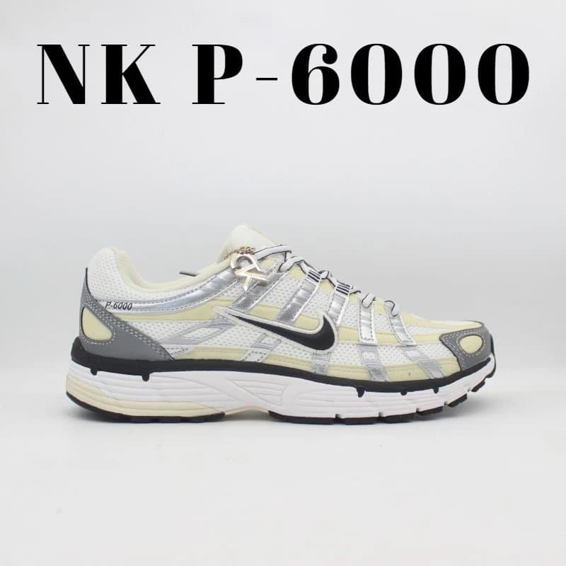 Nike P-6000 Kith Black — FV6603-100银黄色