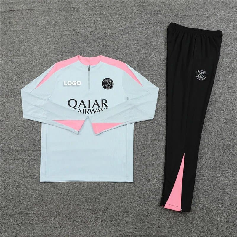 Adidas Training Tracksuit Real Madrid — 2425巴黎浅灰色【球员版】