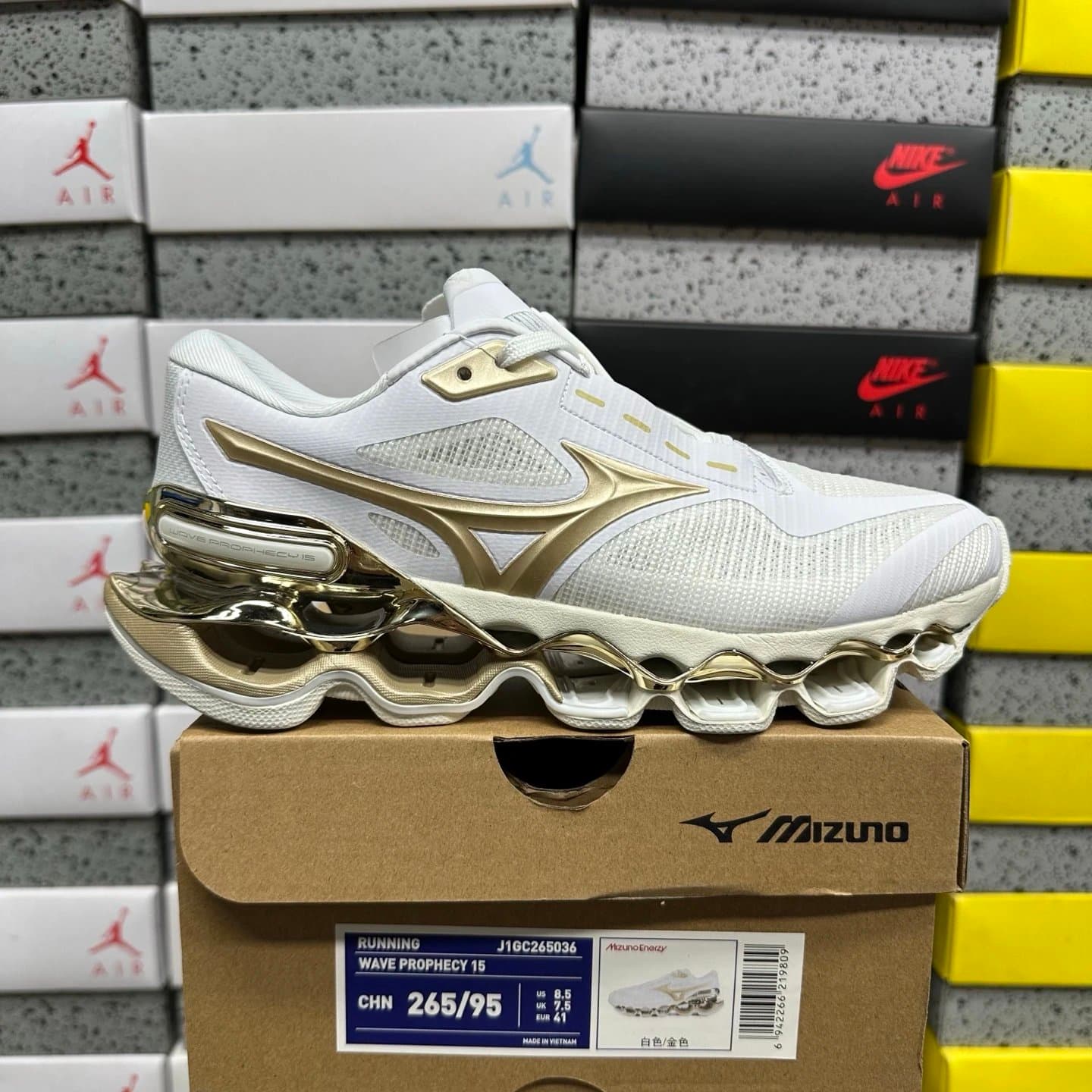Asics Wave Prophecy LS Light Grey — KO版 · J1GC265036