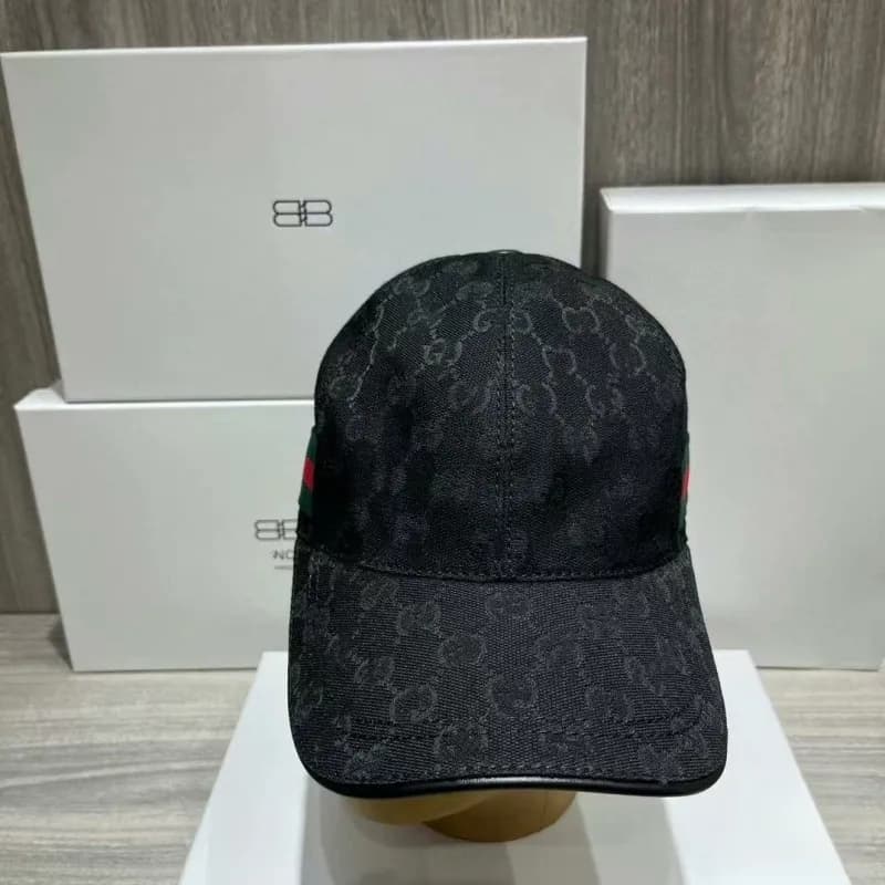 Gucci Baseball Cap GG Monogram — 黑色【不含礼盒】