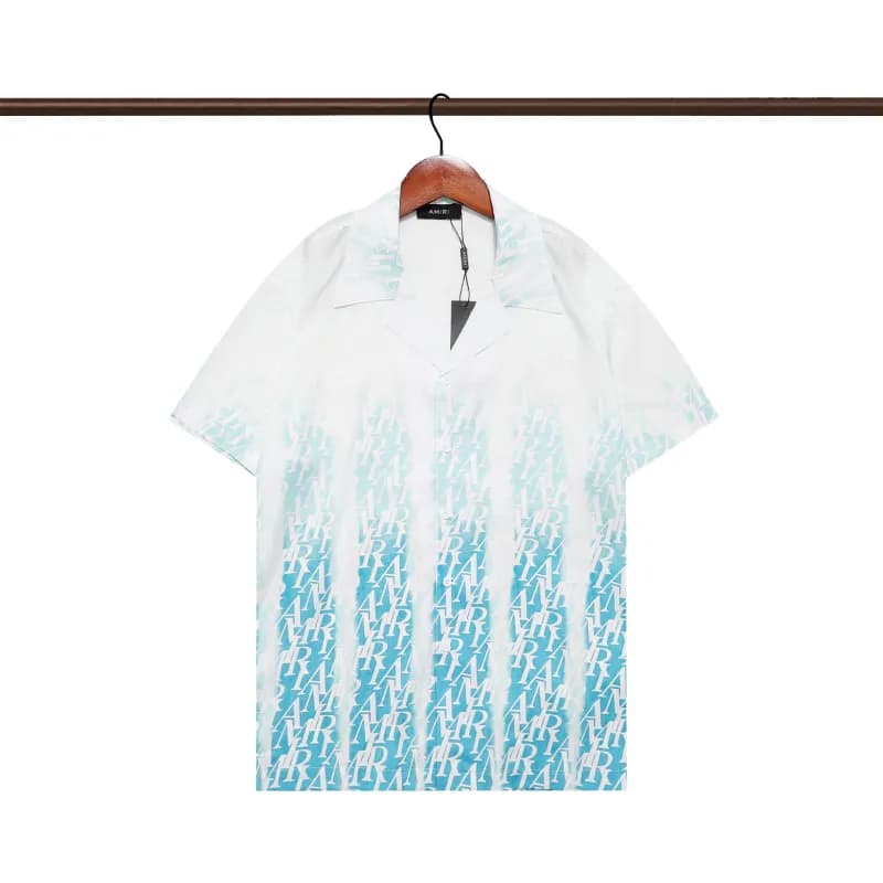 Logo Print Shirt Gradient AMIRI Logo