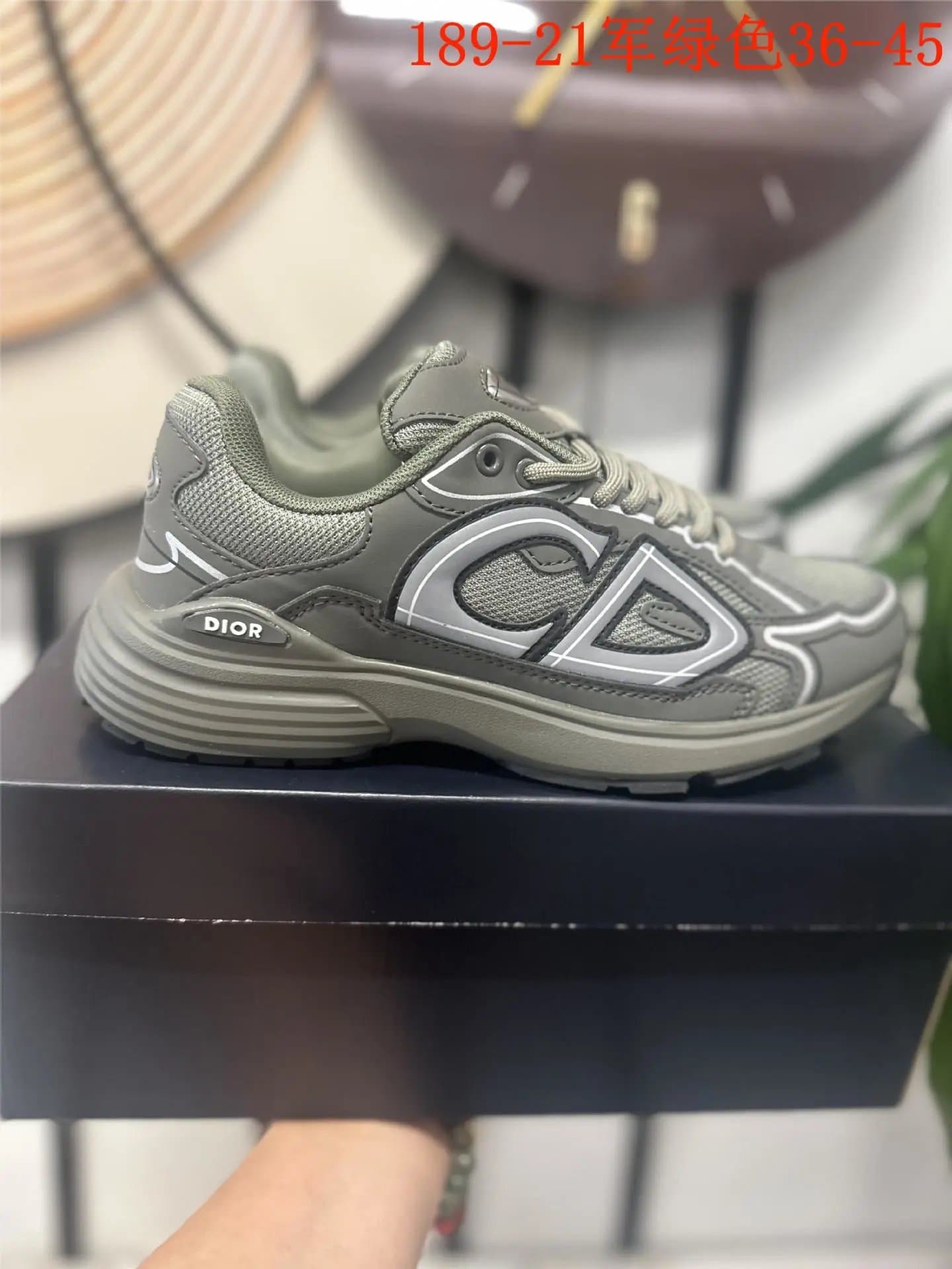 Dior B22 Sneaker Black Silver — 11