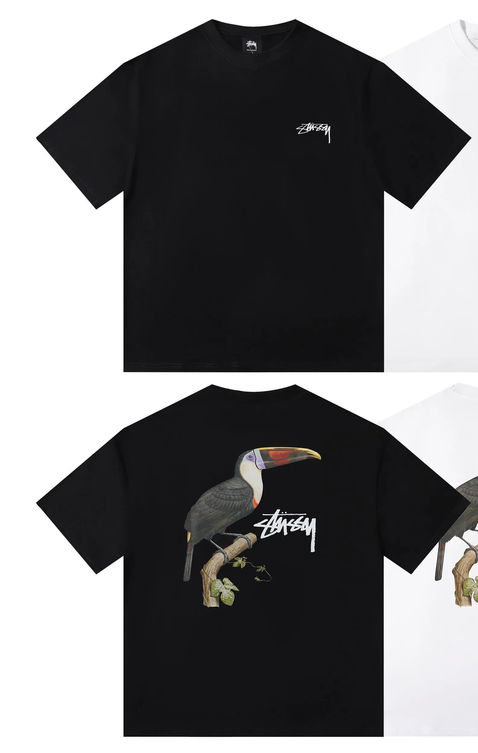 Stüssy Dice Logo Tee Red Script & Dice Print — 16