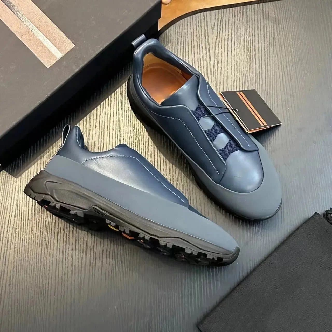 Balenciaga Speed Trainer Navy Grey