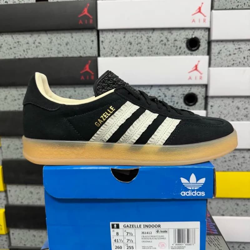 Adidas × Jordan Samba Pony Tonal — JS1412 黑色