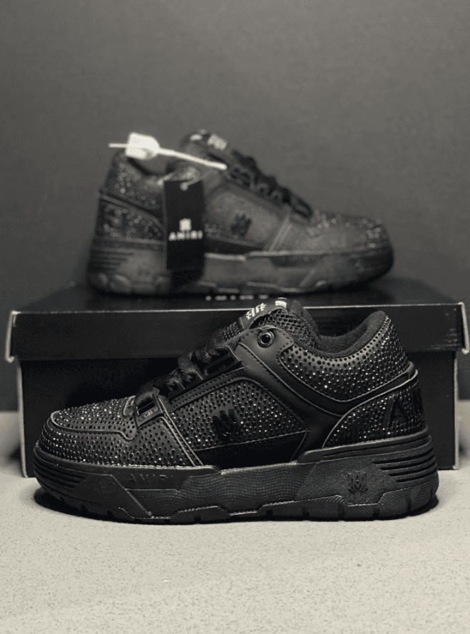 Amiri Sneaker Star Perforated — B-16全黑钻