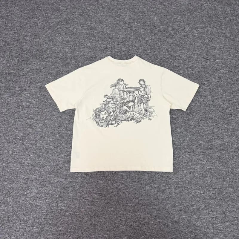 Dior B22 Jeans Floral Embroidery — 008短袖杏色