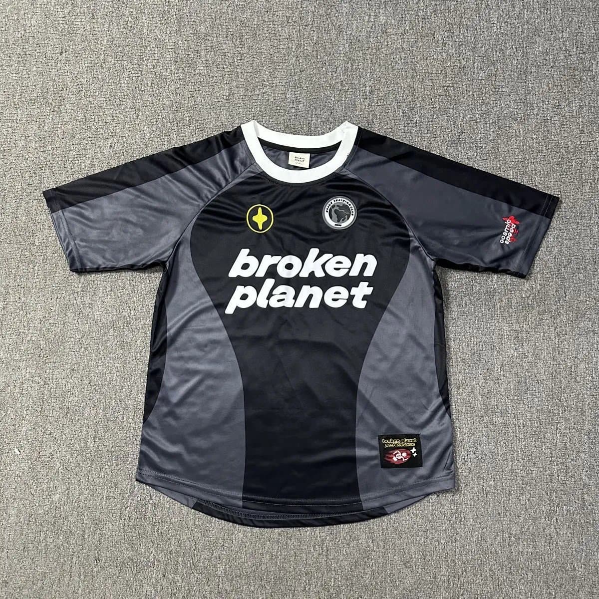 Broken Planet Performance Jersey Black/Grey Panel