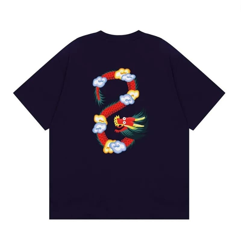 Kenzo Graphic T-Shirt Scribble Flower — K92藏蓝色