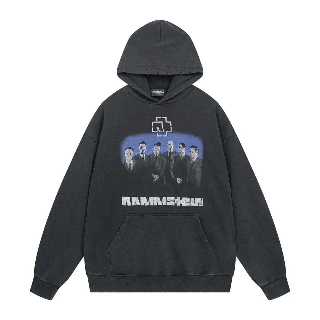 Balenciaga Crewneck Sweatshirt Logo Embroidered — 32深灰色
