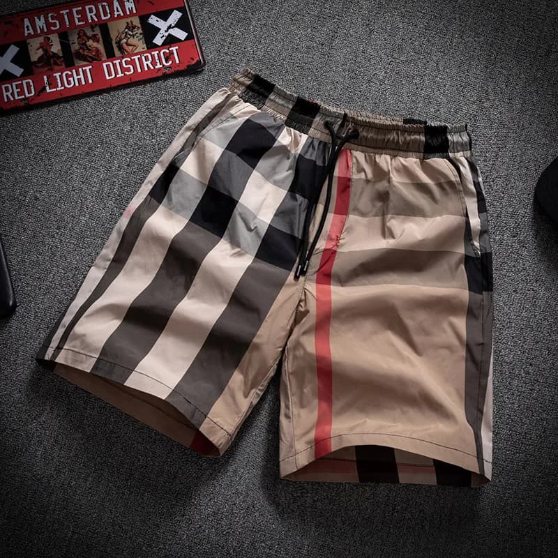 The North Face GG Print Shorts TNF x Gucci Logo Patch — 12B-1卡其