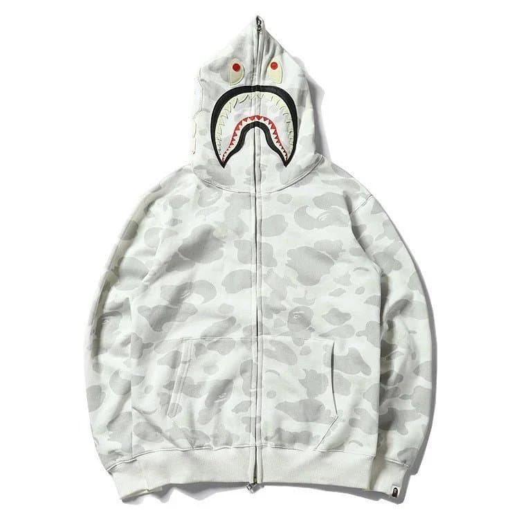 BAPE Full-Zip Hoodie Multi-Color Camo Panel — 39
