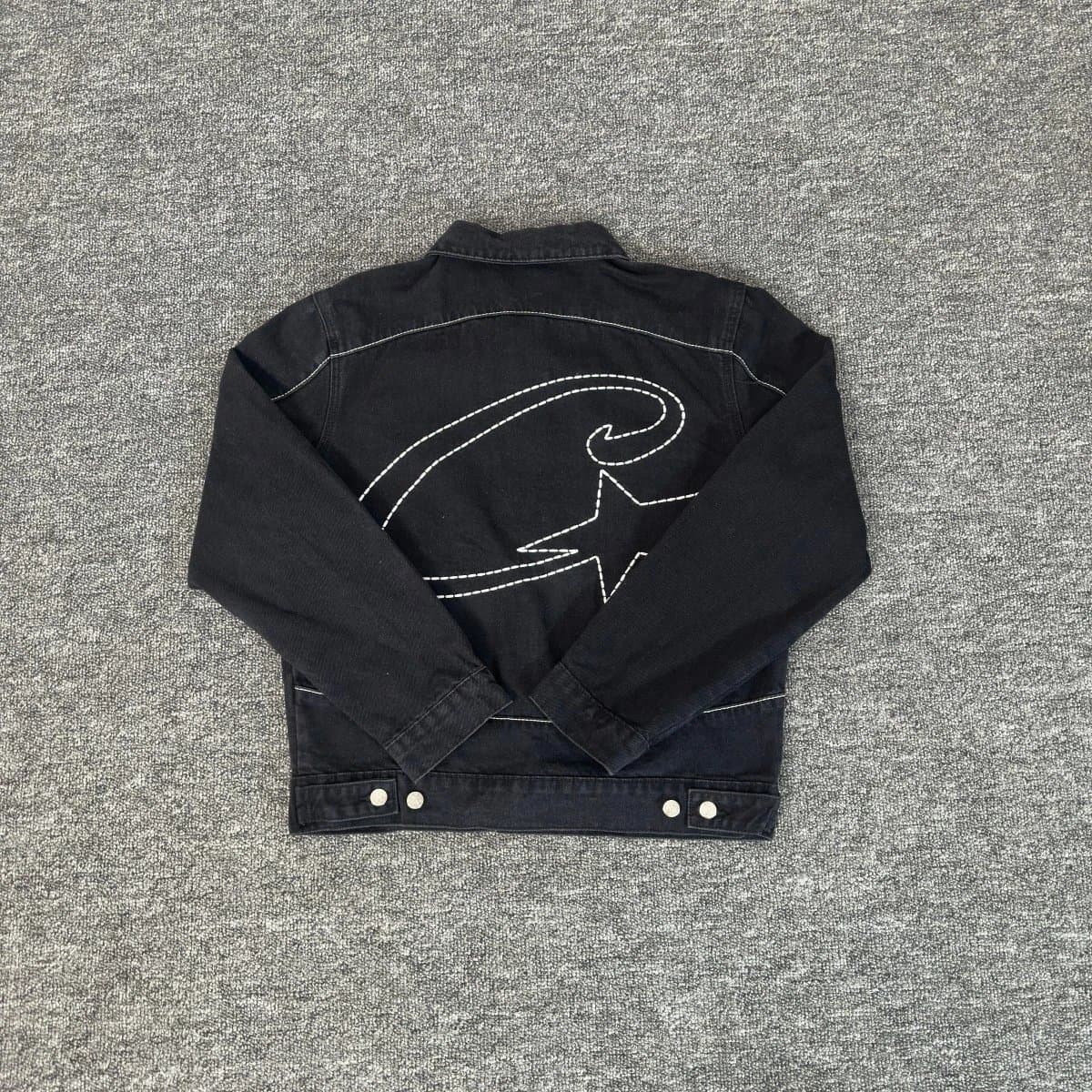 Travis Scott Denim Jacket Cactus Jack Star Embroidery