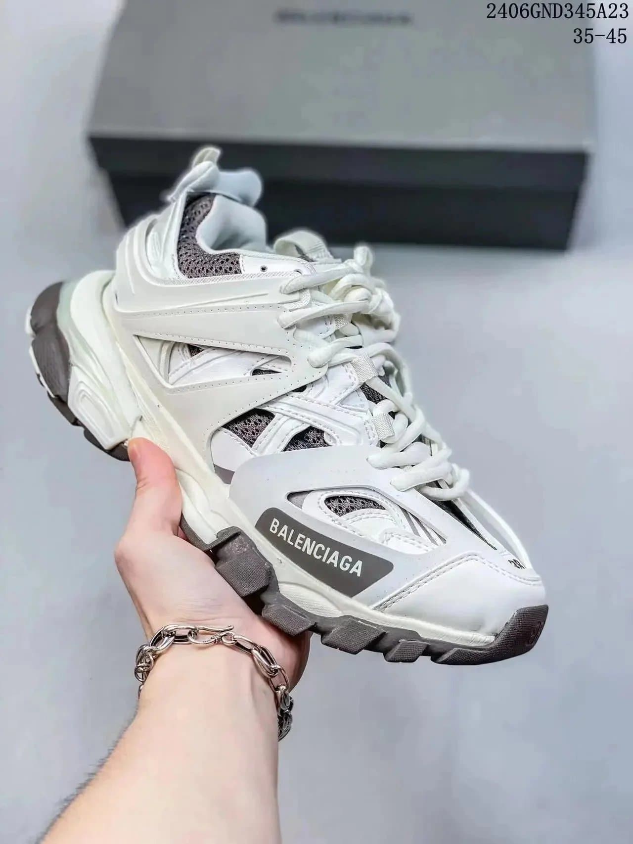 Balenciaga Triple S Black Silver — 23