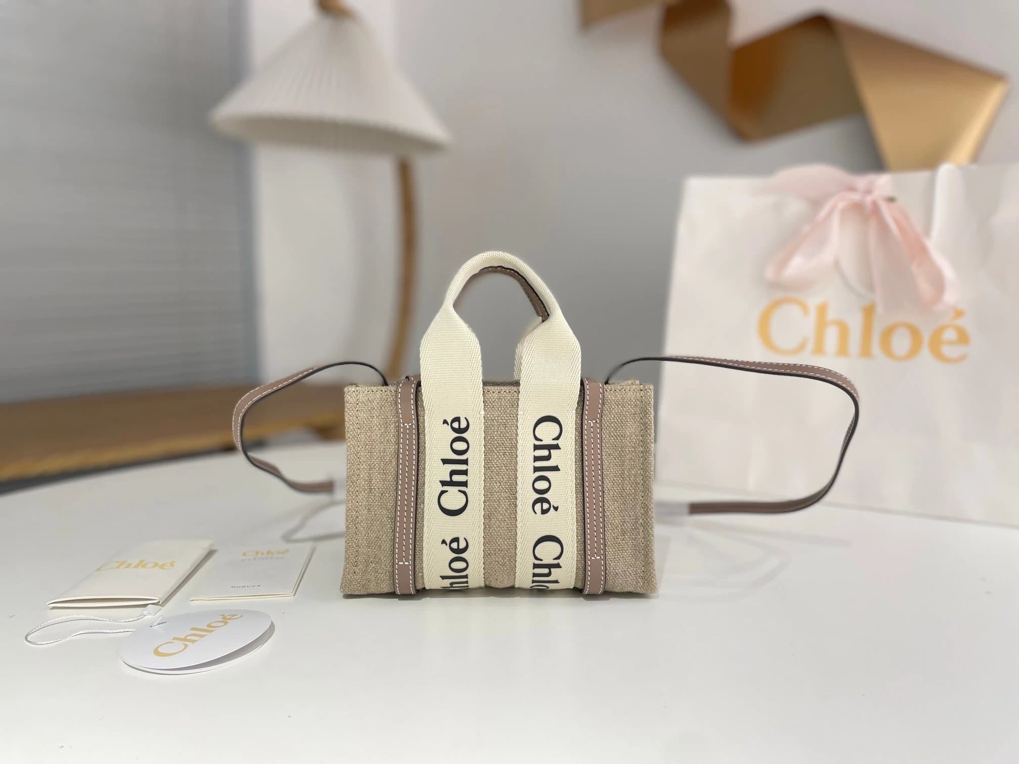 Chloé Tote Bag Logo Strap