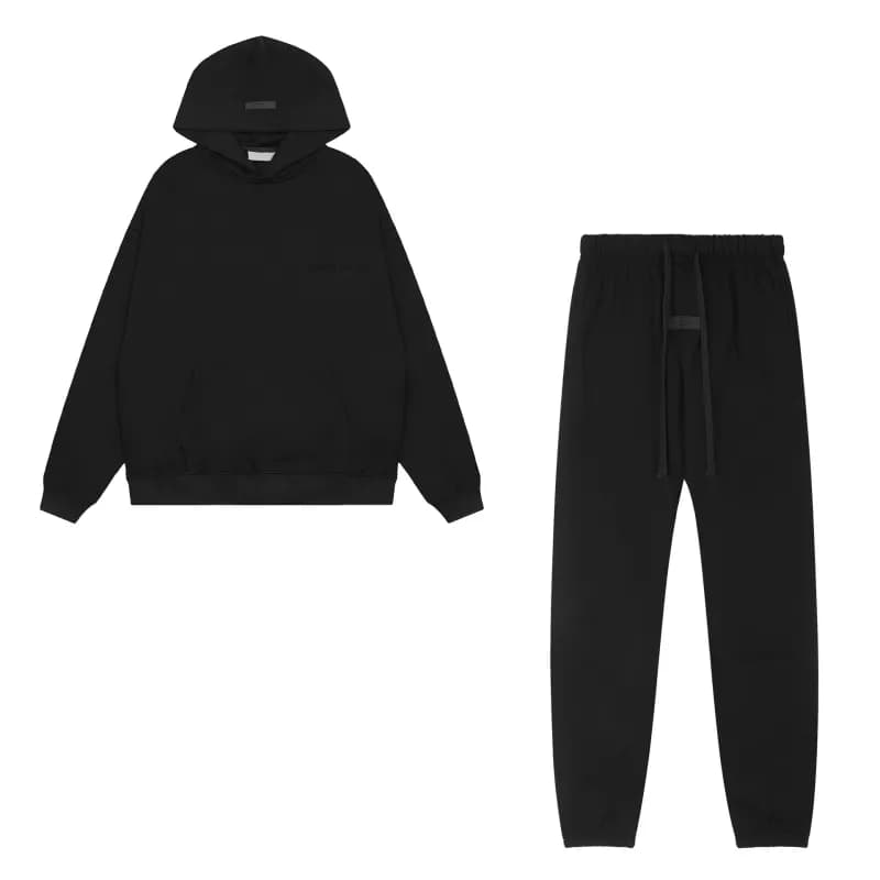 Adidas Track Pants Three Stripes — 2358套装 黑色