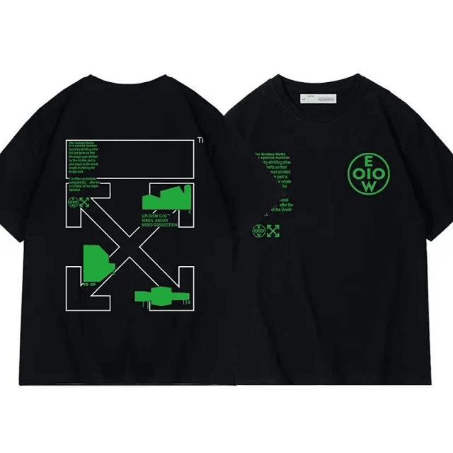 Prada Logo T-Shirt Triangle Logo — 35黑色YL