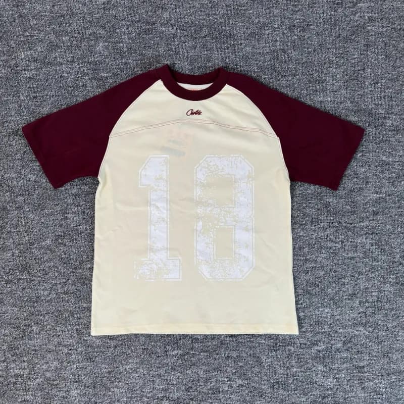 Sp5der Short-Sleeve Tee Embroidered Logo — 770红杏