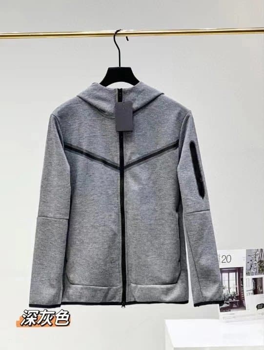 Nike Crewneck Sweatshirt Solid Color — 夹克深灰