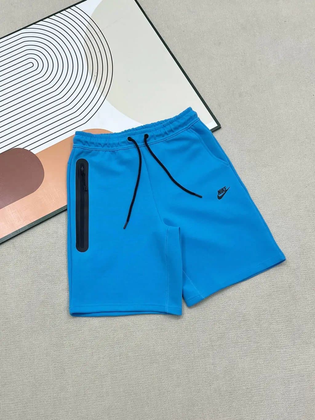Nike Tech Fleece Shorts Olive — Nik-01-10
