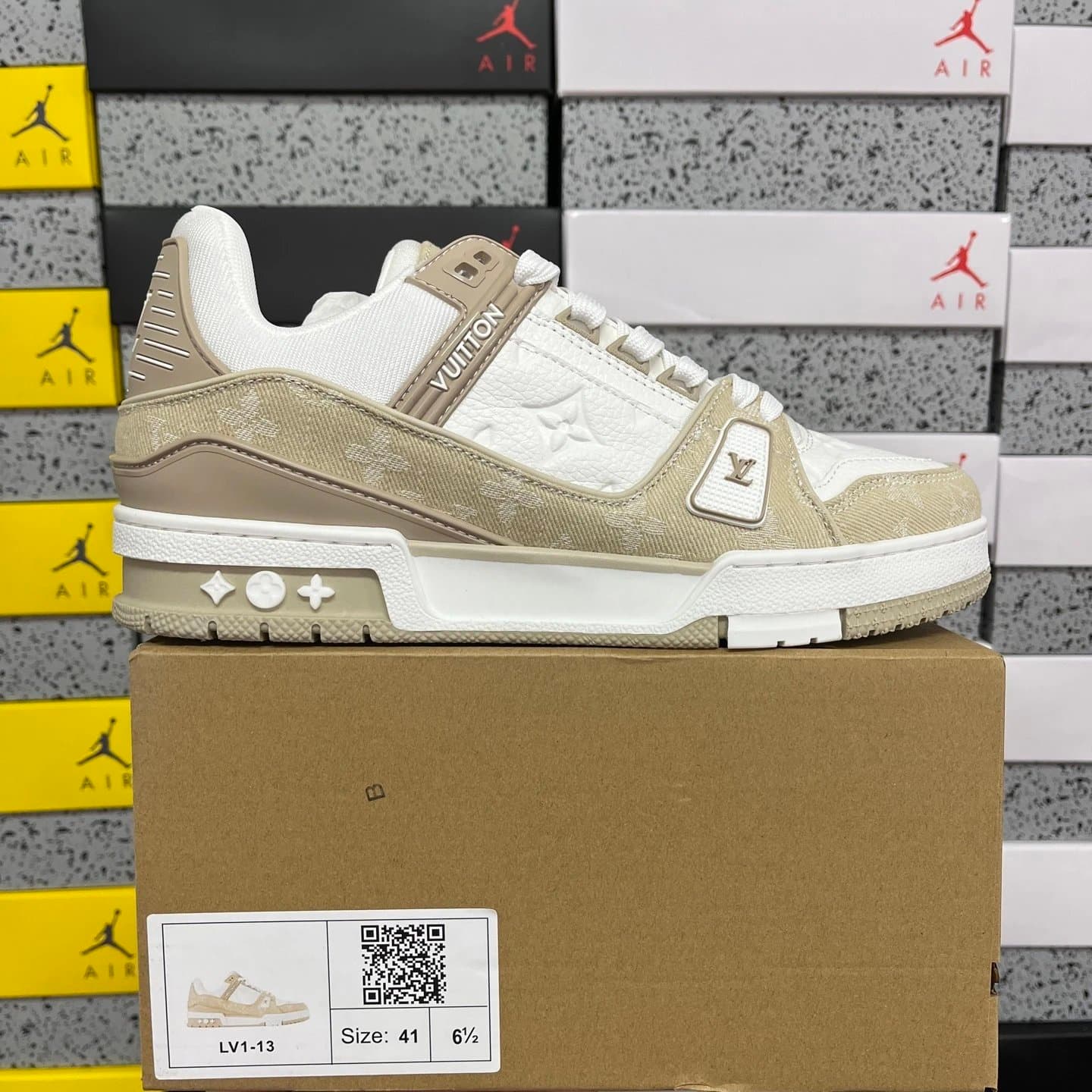 Louis Vuitton × Jordan LV Trainer Monogram Canvas