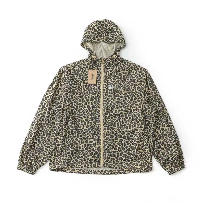 Supreme Track Jacket Distorted Logo — A22.豹纹