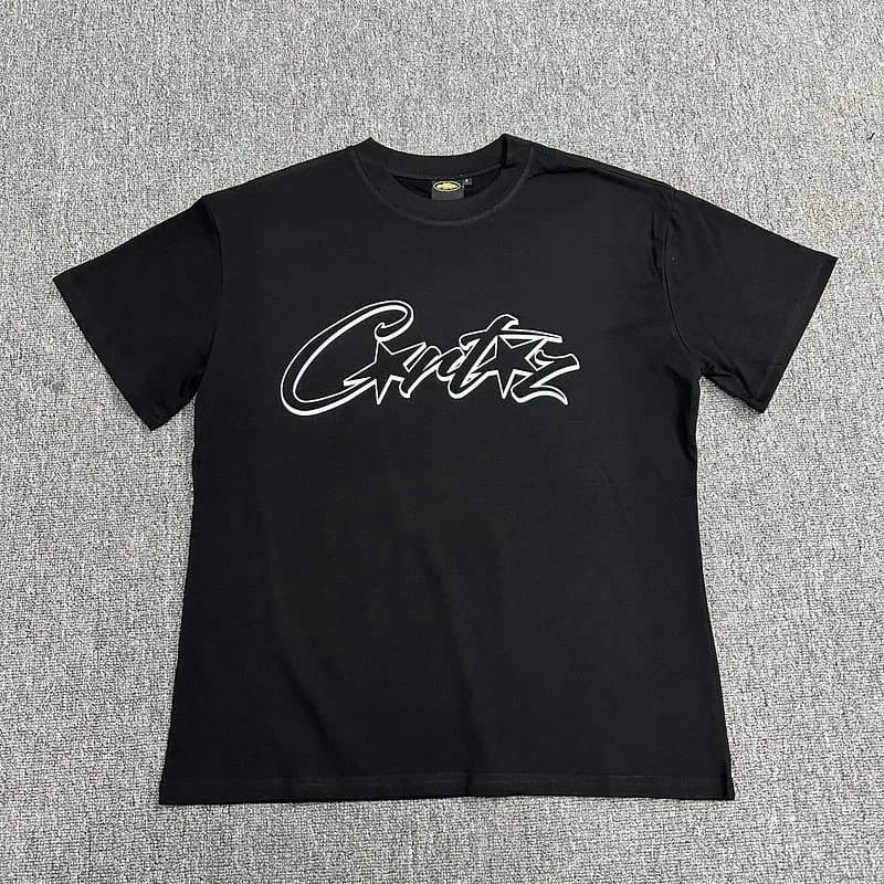 Corteiz Logo Tee White Script
