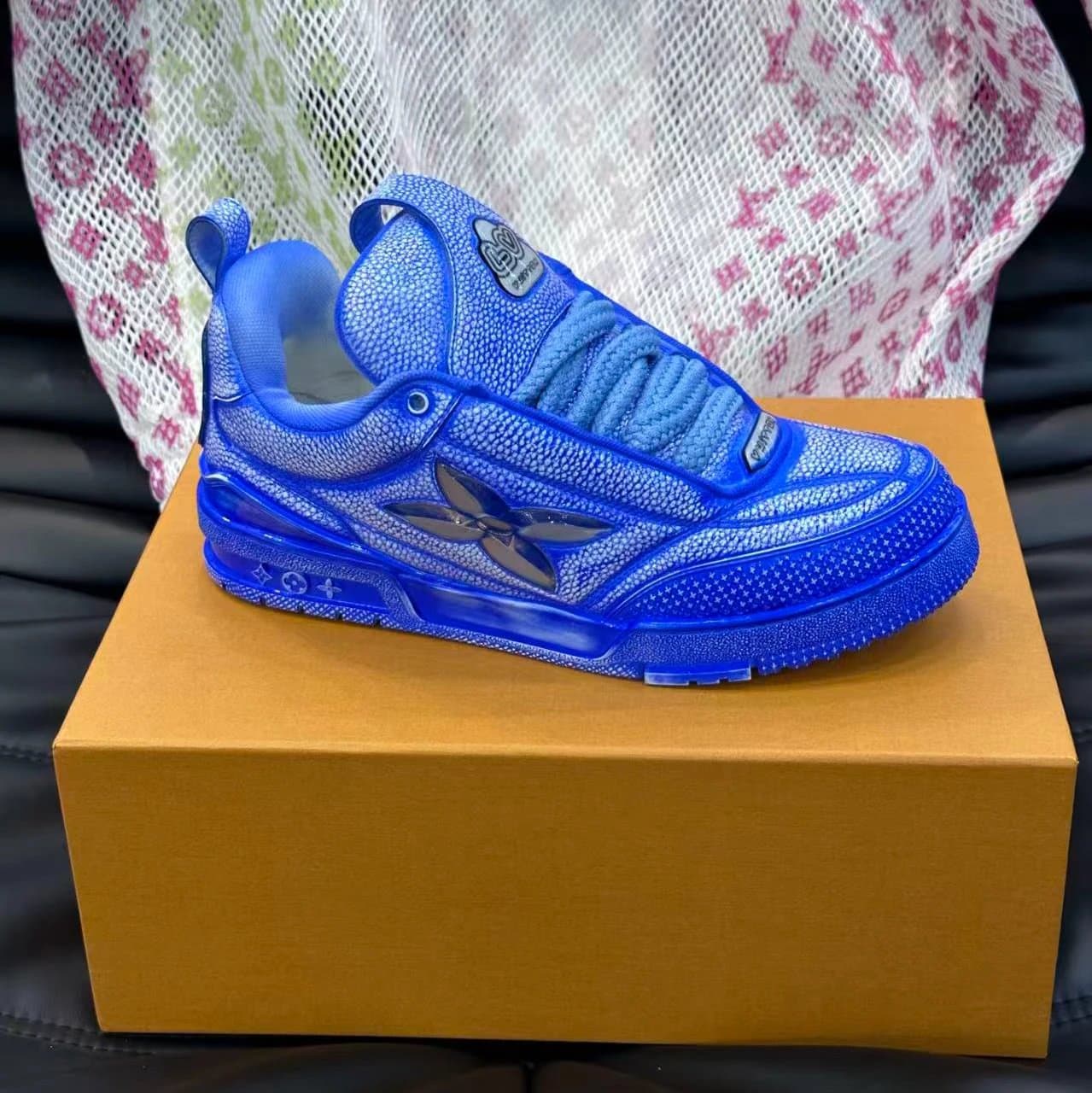 Louis Vuitton LV Trainer Monogram Mesh — P18