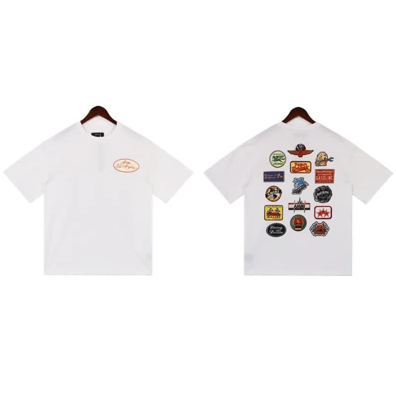 Off-White Patchwork T-Shirt Multi-Patch Back