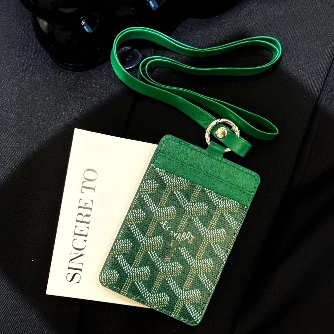 Goyard Cardholder Lanyard Goyardine Canvas