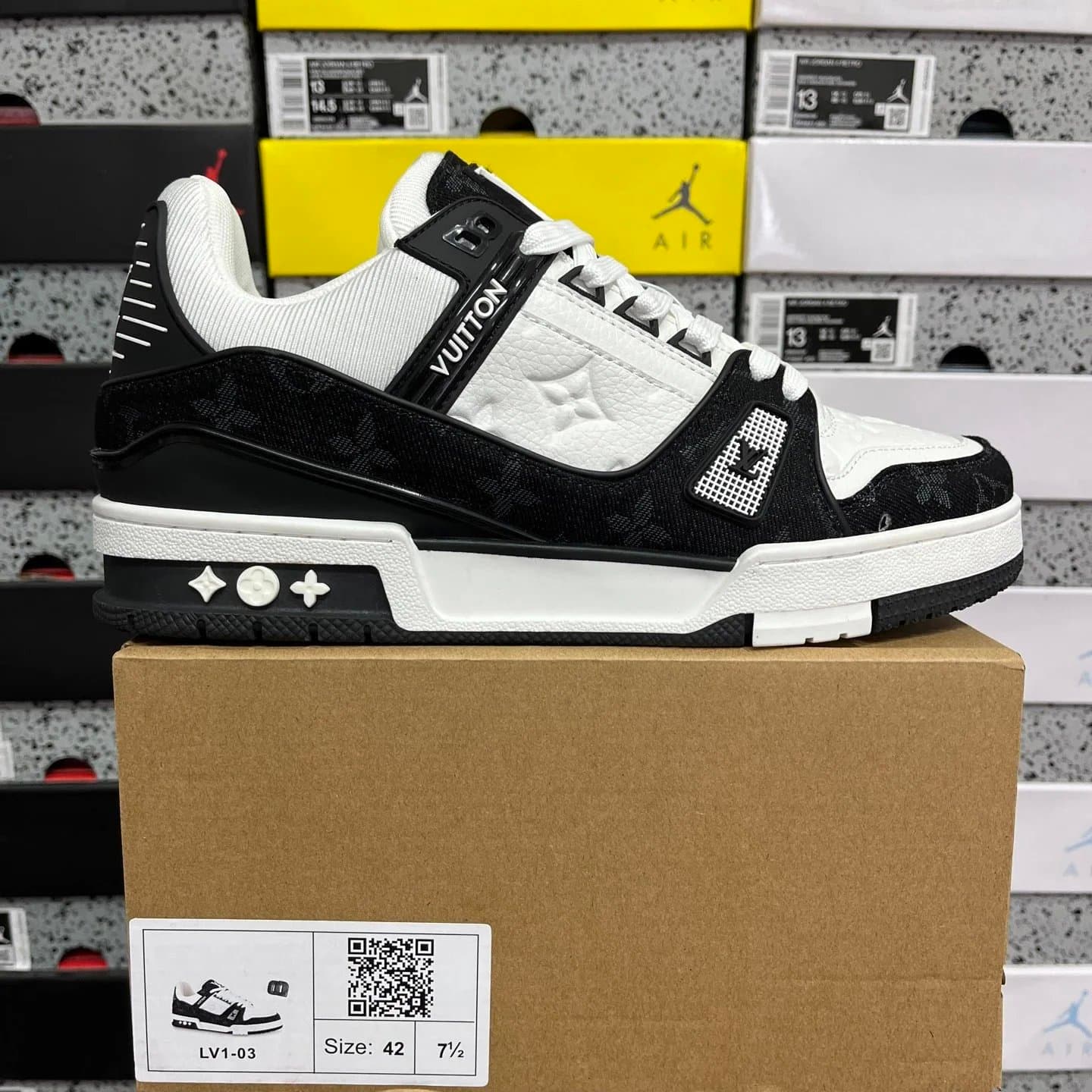 Louis Vuitton × Jordan LV Trainer Monogram Canvas