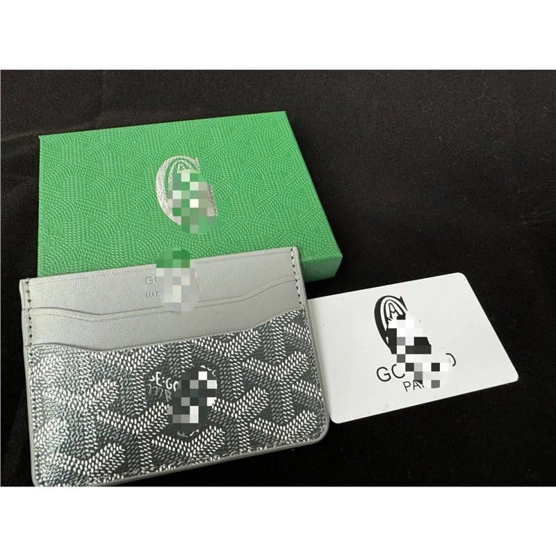 Goyard Card Holder Goyardine Canvas