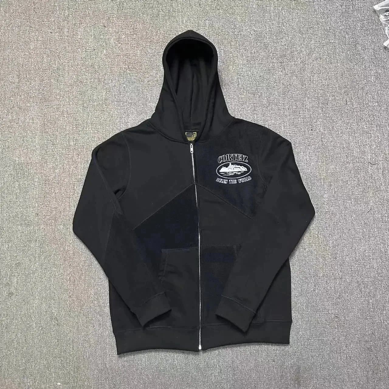 Corteiz Zip-Up Hoodie Cruise Ship Logo