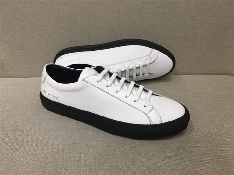 Common Projects Low-Top Sneaker White with Black Sole