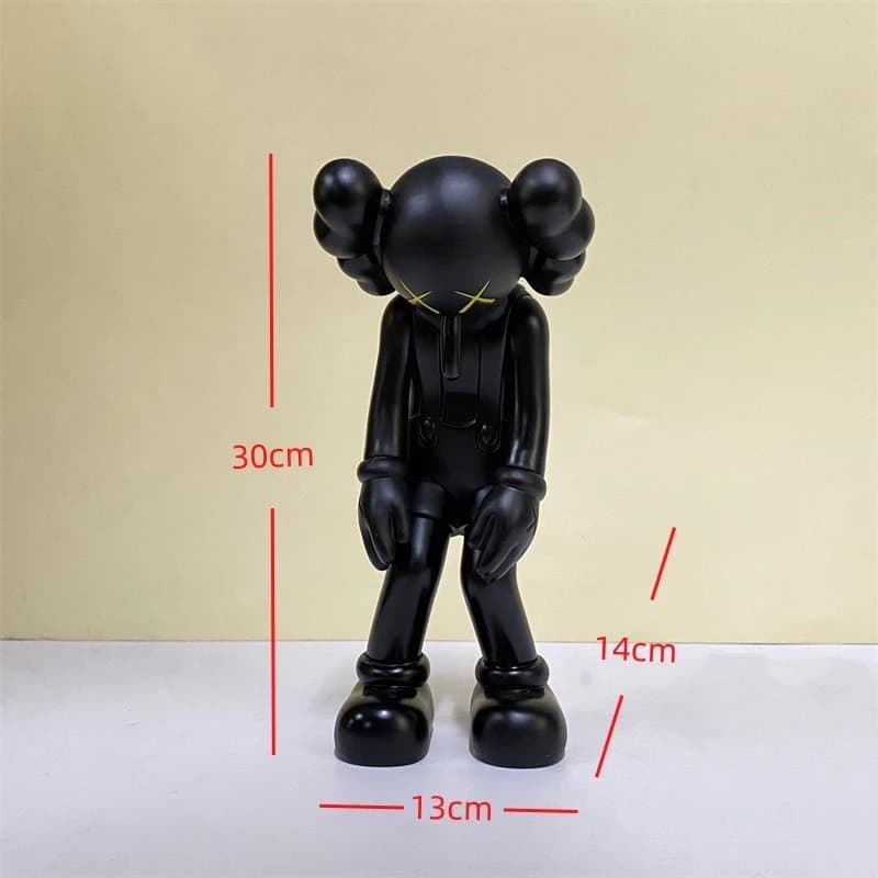 KAWS Companion Black with Yellow X Eyes