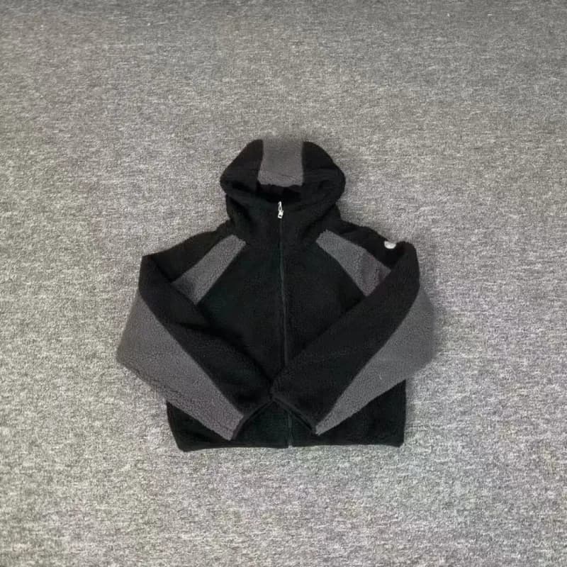 The North Face Fleece Hoodie Jacket Colorblock