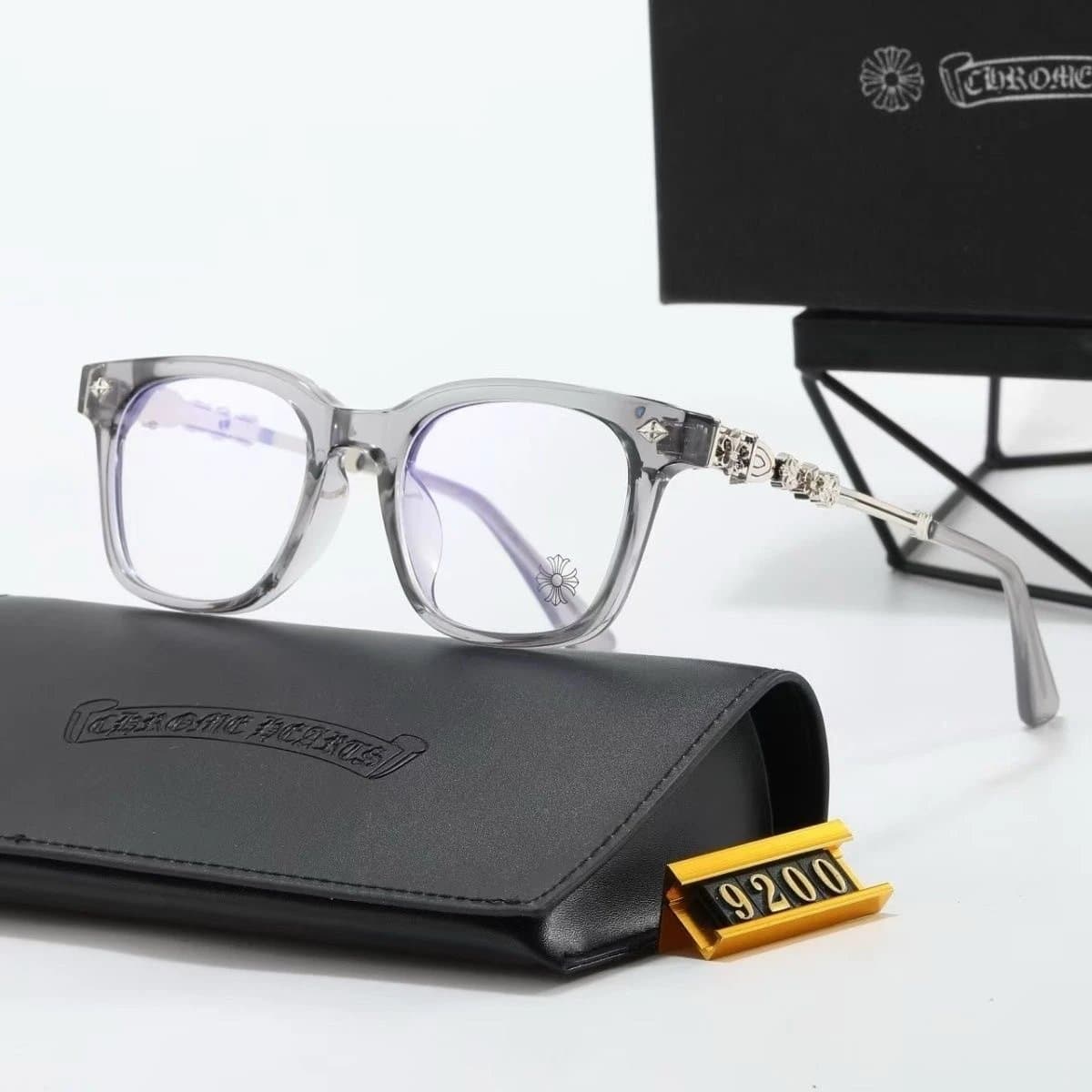 Chrome Hearts Optical Frame Clear Acetate with Cross Motif