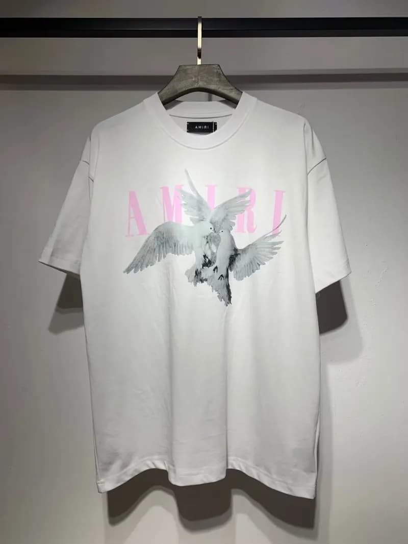 Amiri Graphic T-Shirt Dove Print