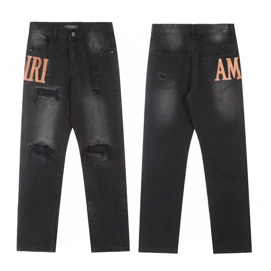 Gucci Logo-Embroidered Jeans GG Patchwork — M24