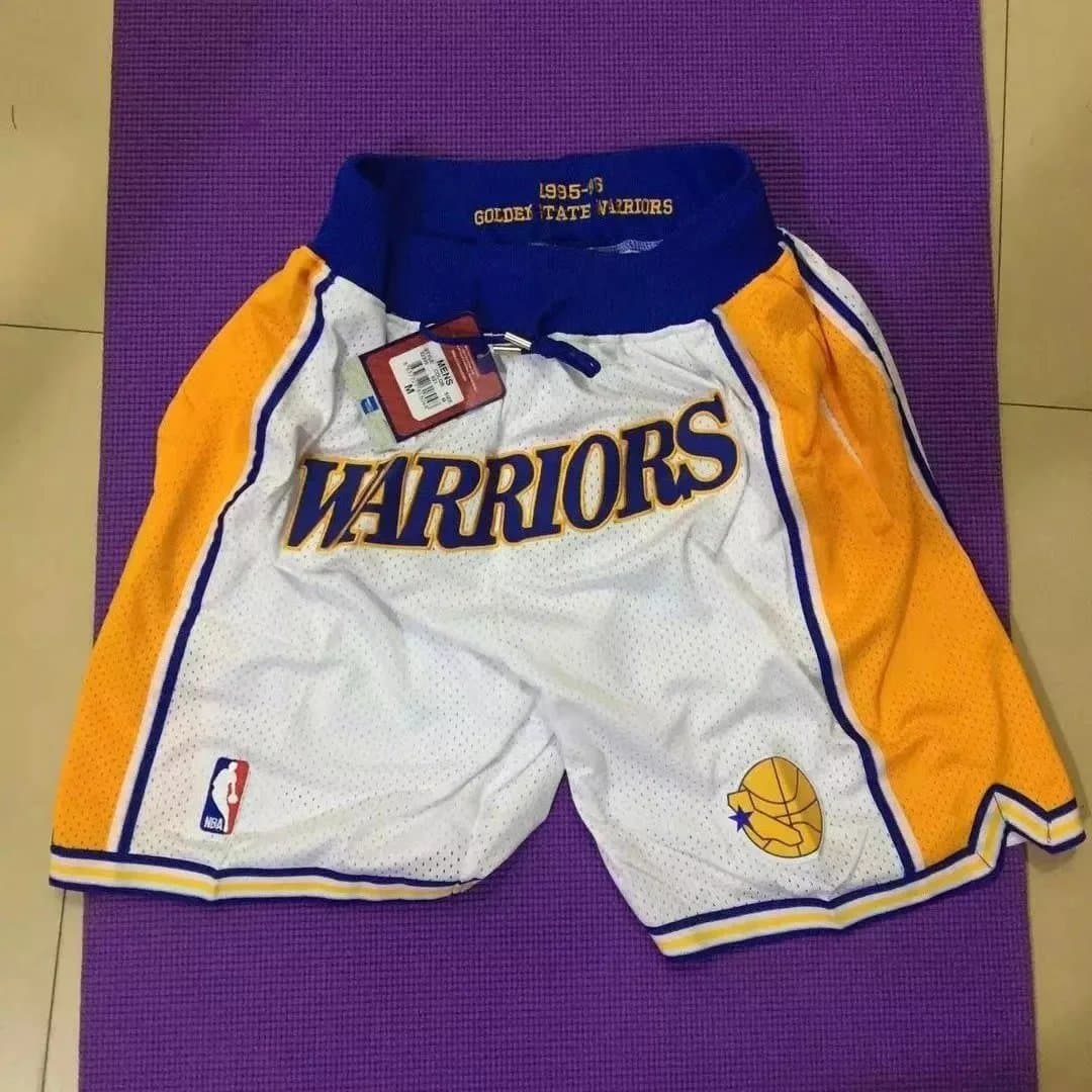 NBA Warriors Mesh Shorts 1995-96 Throwback