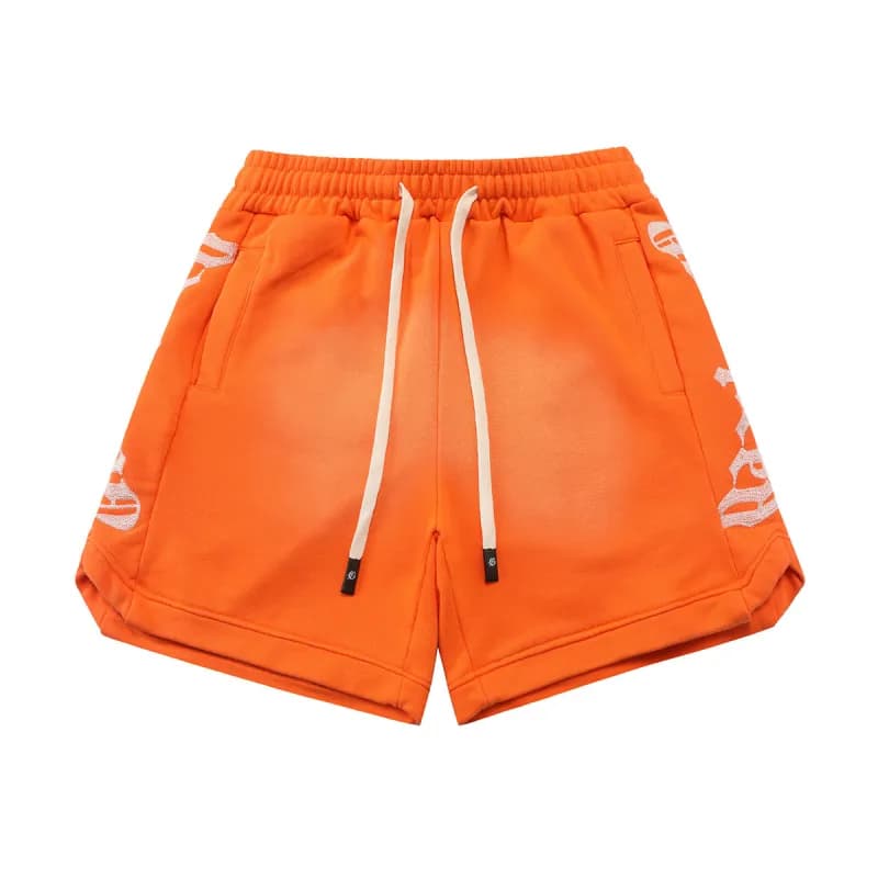 Sp5der Embroidered Shorts Logo-Print