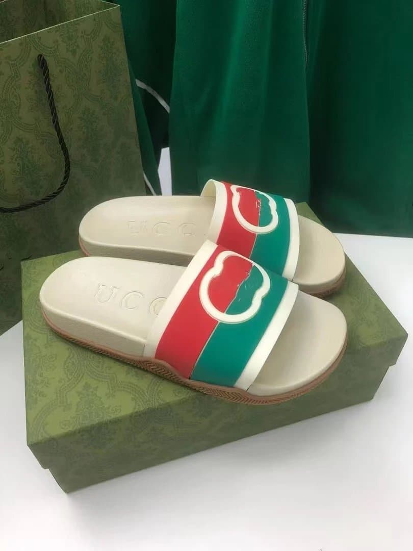 Gucci Slide Sandal Web Stripe