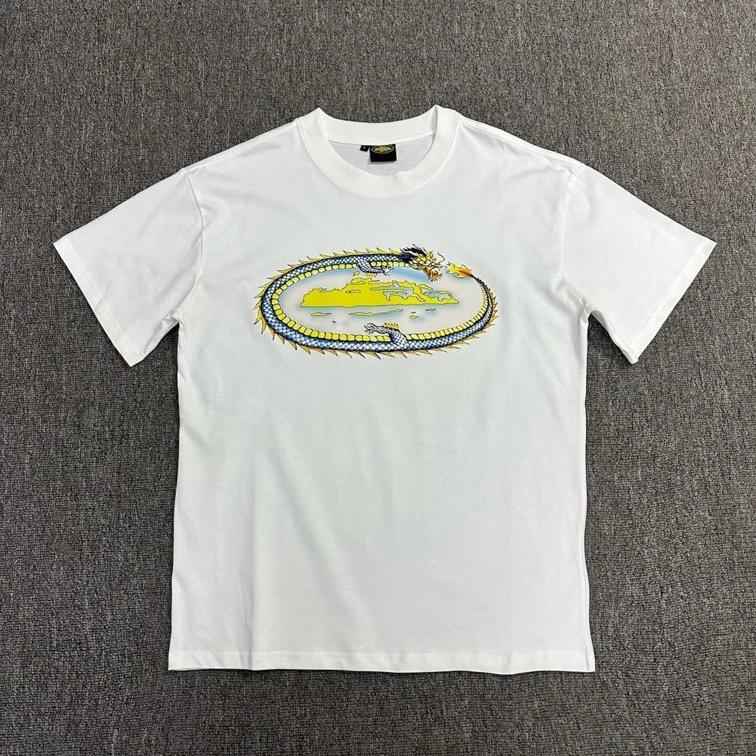 Corteiz T-Shirt CRTZ Script Logo — 3117 ( 白色 )