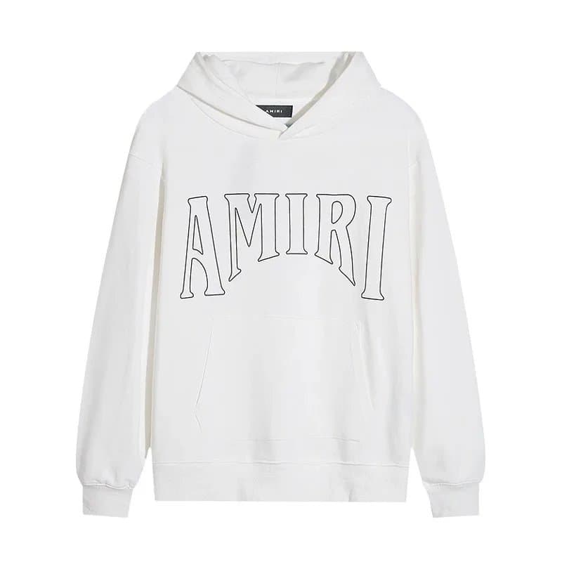 Amiri Hooded Sweatshirt Outline Logo