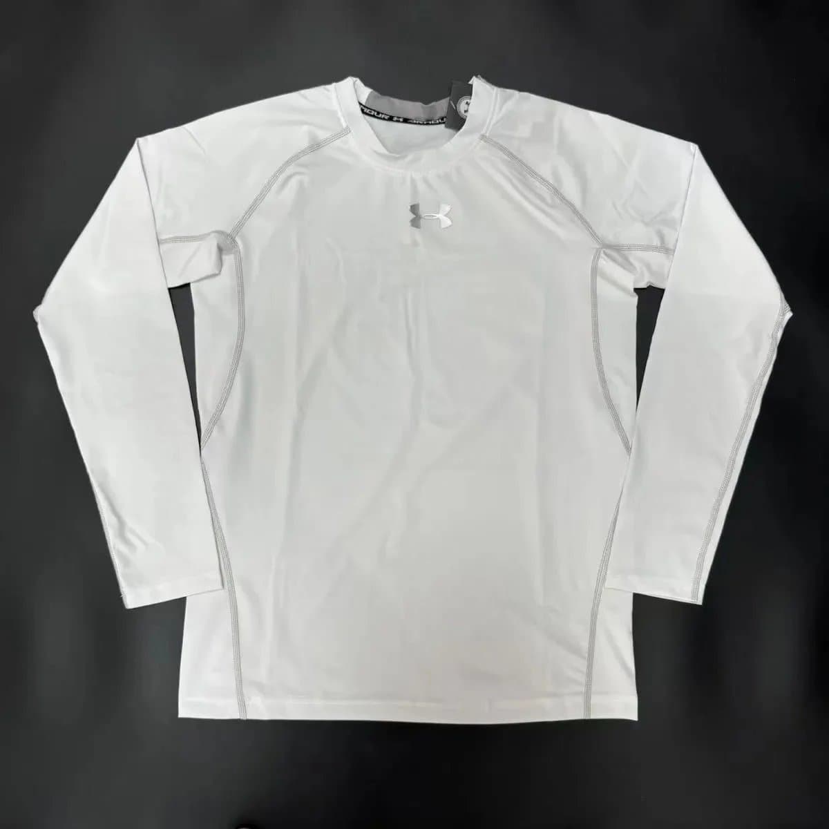 Under Armour HeatGear Compression Long Sleeve Solid White
