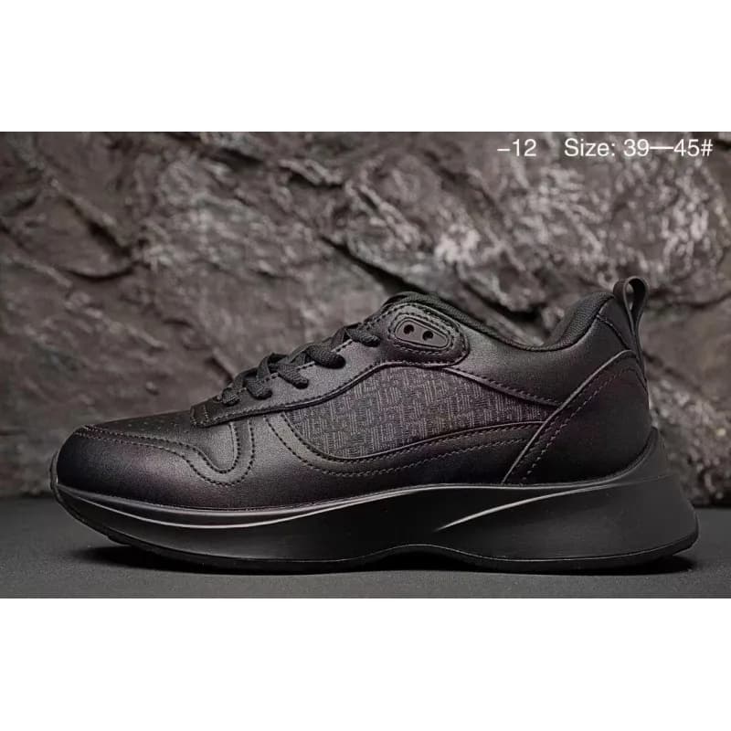 Low-Top Sneaker Monochrome Textured