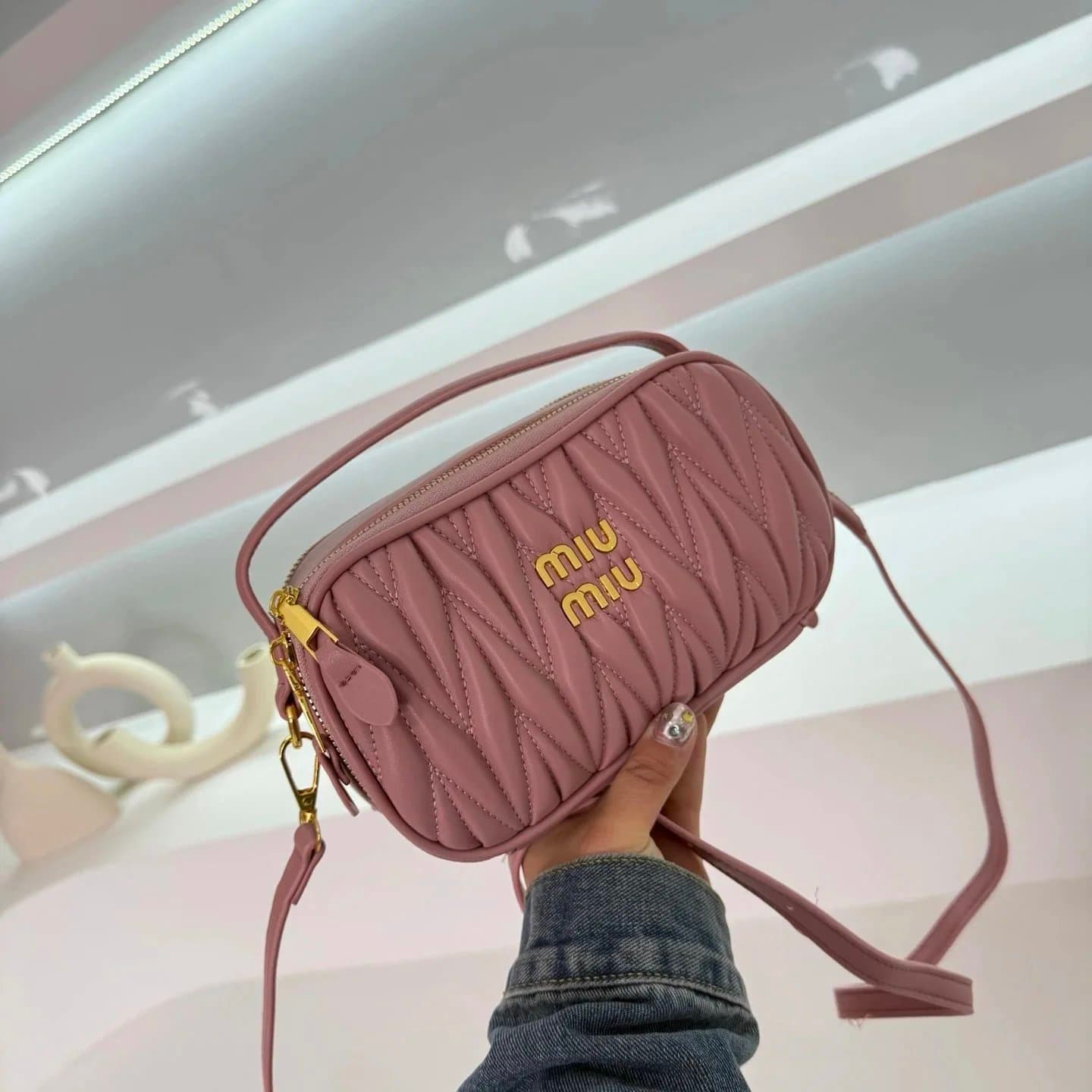 Miu Miu Cassette Quilted Leather