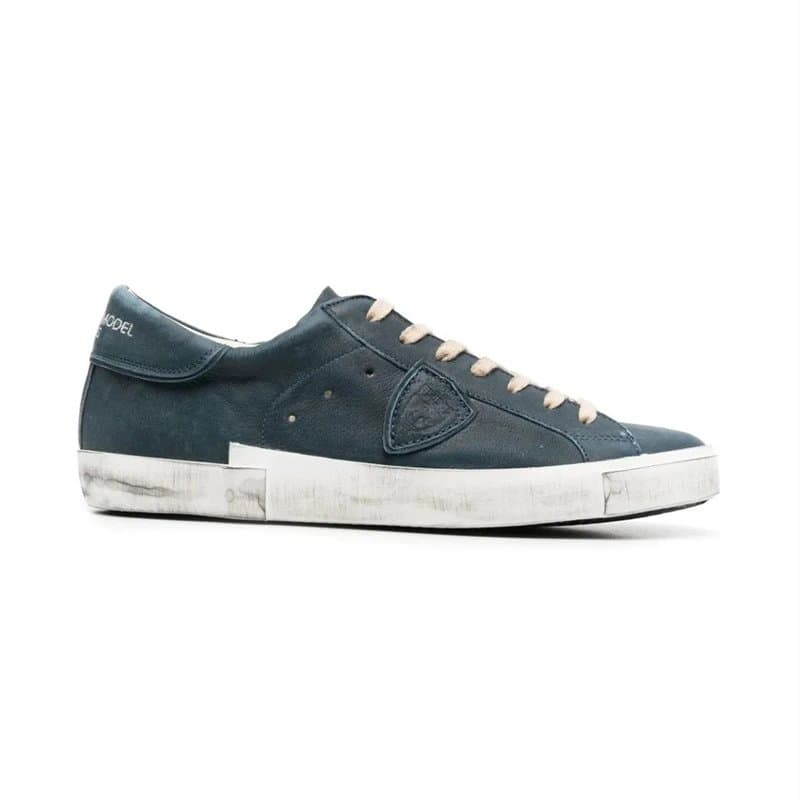 Philipp Plein Classic Sneaker Distressed White — 灰色