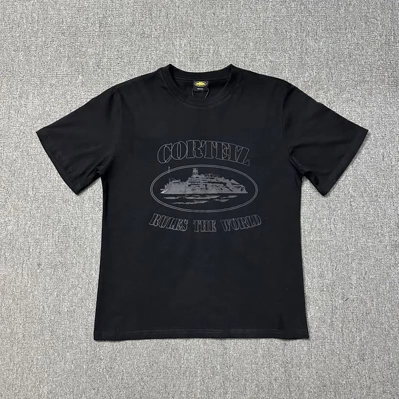 Graphic Tee Corteiz Rules The World